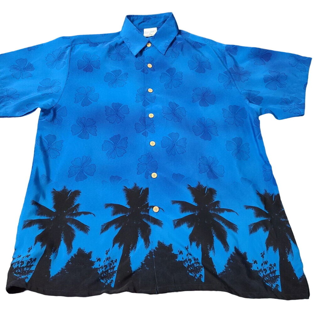 Outfitters SurfSoul Mens Button Up Multicolor Size M Polyester Short Sleeve